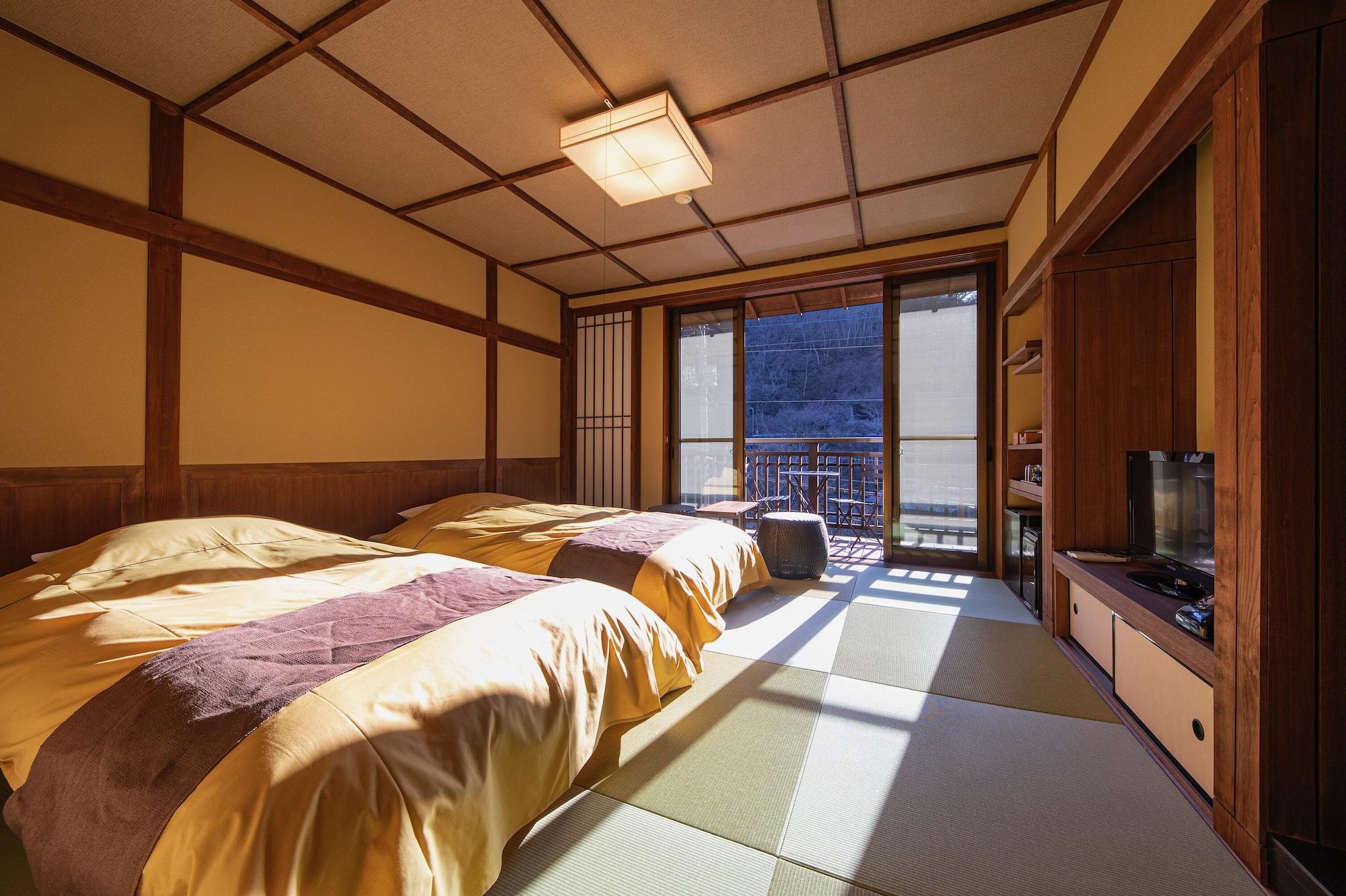 Shima Onsen Kashiwaya Ryokan Nakanojo Exterior foto